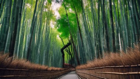  La Forêt de Bambous, Une Ode à la Nature et Un Chant Mystique en Aquarelle