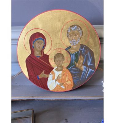 La Sainte Famille d'Hailay Giorgis: Un Trésor de Symbolisme Religieux et d'Élégance Byzantine!